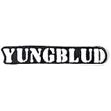 Yungblud - Schablone - Aufnäher zum Aufbügeln - Baumwolle Logo (Einheitsgröße) (Schwarz/Weiß)