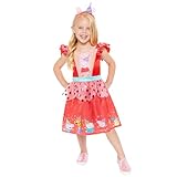 Amscan 9919041 - Girls Officially Licensed Peppa Pig Party Dress & Headband Kids Fancy Dress Costume Age: 2-3yrs