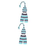 SOIMISS 2St Foto-Requisiten für Neugeborene Gender Reveal Kleidung Set Knitwear Photography Props Newborn Costume Babykleidung Neugeborenes Kostüm Fotoshooting Kostüm