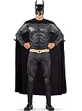 Funidelia | Batman Kostüm 100% OFFIZIELLE für Herren Größe XL  The Dark Knight (Der dunkle Ritter), Superhelden, DC Comics, Fledermausmann, Zubehör für Kostüm - Lustige Kostüme für Deine Partys