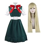 Gooyeh Cosplay Enoshima Junko/Monokuma/Sonia Nevermind/Nanami ChiaKi Anime Kostüme Cosplay Damenbekleidung Themenparty Halloween Cosplay Kostüm mit Perücke komplettes Set