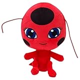 BANDAI - Miraculous Ladybug - Weiches Stofftier 15cm - Tikki - P50691