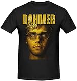 Black Tee Jeffrey Dahmer Horror Movie Men's T-Shirt Size XL