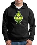 TShirt-People Grumpy Grinch Hoody Unisex M Schwarz
