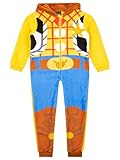 Disney Toy Story Onesie Kinder | Schlafoveralls Für Jungen | Onesie Kinder Kuschelig Gelb 92