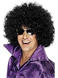 Smiffys Afro Perücke, Super-groß, Schwarz