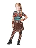 Rubie's How to Train your Dragon - Astrid Costume (128 cm), L, Mehrfarbig Halloween