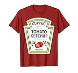 Ketchup Halloween 2024 Kostüm Passende Senf Gewürze T-Shirt