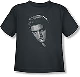 Elvis Presley - Kleinkind American Idol-T-Shirt, 4T, Charcoal