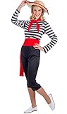 CAR Y GUS, S.L. Venezianisches Gondolier Kostüm für Damen