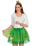 Froschkönig Kostüm Tutu Petticoat Rock für Damen - 414007-45cm Länge | Grün
