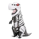 Spooktacular Creations Halloween Aufblasbares Kostüm Skelett Dinosaurier Ganzkörper T-Rex Aufblasbares Kostüm für Kinder