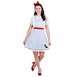 Fun Shack Dorothy Kostüm Damen, Film Charaktere Kostüm Damen, Wizard Kostüm, Zauberer Kostüm Damen, Faschingskostüm Damen S