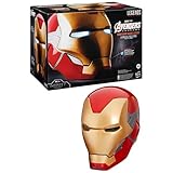 Marvel Legends Series Iron Man elektronischer Premium Helm mit Lichteffekten, Avengers: Endgame Rollenspielartikel für Erwachsene