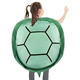 deAO Tragbarer Plüschtier Schildkrötenpanzer Groß, Plüschtier Stofftier schildkrötenpanzer Kostüm für Kinder Erwachsene, Plüschtier Spielzeug Geburtstagsgeschenk