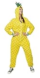 Rubies Ananas-Kostüm für Erwachsene, Unisex, Einheitsgröße, Jumpsuit mit Kapuze, original Halloween, Karneval, Party, Junggesellenabschied, Cosplay und Geburtstag.