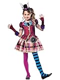 (PKT) (9903197) Child Girls Miss Hatter Costume (12-14yr) - amscan Brand Single