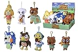 Simba, Animal Crossing, Anhänger mit Plastikclip, 8-Fach Sortiert Varianten Tom Nook mit Clip, ca 16 cm