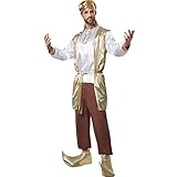 dressforfun 900527 - Herrenkostüm prächtiger Sultan, Orientalisches Gewand mit vielen goldenen Elementen (L | Nr. 302642)