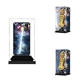 SWDZ Transparente Acrylvitrine für Lego Infinity Handschuh 76191, Staubdichte Display-Aufbewahrungsbox für Lego 76191 (für Lego-Set Nicht im Lieferumfang enthalten) (19x16x36cm)