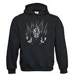 Sambosa Super Son Goku Blue God Modus Herren Sweatshirt Pullover Hoodie