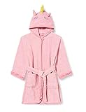 Playshoes Unisex Kinder Frottee-bademantel Morgenmantel, Einhorn, 98-104 EU