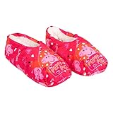 United Labels Peppa Wutz Ballerinas für Mädchen ABS Winter Hausschuhe gefüttert Kinder Slipper Pantoffeln Pink (eu_footwear_size_system, little_kid, numeric_range, medium, numeric_27, numeric_30)