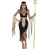 amscan 847816 Ägyptische Königin Kostüm für Erwachsene Damen Kleidergröße 42-44