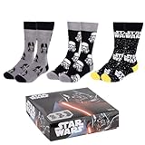 Star Wars Männer Socken verschiedene Designs Mandalorian Boba Fett lustige Strümpfe (DE/NL/SE/PL, Numerisch, 36, 41, Regular, Regular, Grau 2)