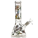 Glasbong mit Tornado-Perkolat, Wasserbongs mit 14,5 mm Bong Bowl Glaspfeife zum Rauchen von Wasserpfeife