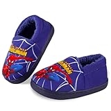Hausschuhe für Jungen Winter, Weiche Plüsch Hausschuhe Pantoffeln Kinder Wärme Home Slippers Cartoon Flauschig Hauspantoffeln Kuschelige Schuhe Baumwolle Hausschuhe mit Rutschfeste Sohle für Indoor