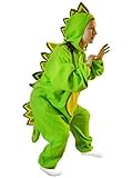 Ikumaal Drachen-Kostüm, F01 L-XL, für Erwachsen-e Männer Frau-en, Dino Drache Märchen Kostüm-e Fasching Karneval Fasnacht Faschingskostüm-e Karnevalskostüm-e