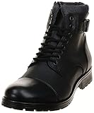 JACK & JONES Herren Jfwalbany Leather Antraciet Chukka Boots, Anthrazit, 45 EU
