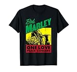 Offizielles Bob Marley One Love Peace Konzert T-Shirt