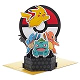 Hallmark Pop Up Geburtstagskarte für Kinder (Pokémon) Papierwunder, 3D-Karte für Geburtstagskind