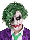 Verbrecherclown Perücke - Böser Harlekin - Joker - Kostüm-Zubehör Karneval, Halloween & Motto-Party
