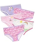 Peppa Wutz Mädchen Peppa Pig Schlüpfer Packung mit fünf Mehrfarbig 104