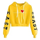 Kontra K Kleidung Top für Frauen Top ohne Ausschnitt Wollpullover Damen Winter (Yellow, XS)
