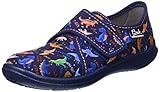 Beck Jungen Dinosaurier Slipper, Dunkelblau, 28 EU