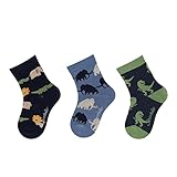 Sterntaler Baby - Jungen Söckchen 3er-pack Mammut Strumpfwaren, Marine, 26 EU
