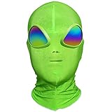 Halloween Maske Alien Maske Cosplay Masken für ET Alien Cosplay Kostüm Halloween Party Alien 3D Vollgesichtsmaske für Erwachsene Kinder