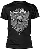 Amon Amarth 'Grey Skull' (Black) T-Shirt (Large)