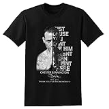 Best Rock Fans of Linkin-Park Legend Chester-Bennington Music Black Mens T-Shirt M