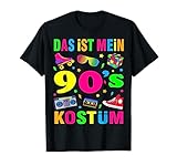 90er Jahre Motto Party 90s Kostüm - I love the 90s T-Shirt
