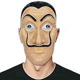 Goods & Gadgets Salvador Dali Maske - Anonymous Mask - Halloween Karneval Gesichtsmaske Surrealismus Verkleidung (Salvador Dali)