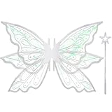 Goenb Feenflügel Erwachsene Feenflügel Kinder, Feen Flügel Damen Erwachsen Winx Club Kostüm Fairy Wings für Karneval Geburtstag Halloween Weihnachten Comic Con Rollenspiele Themed Party