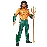 amscan 9915778 – Offizielles Aquaman-Film für Herren, Erwachsenenkostüm, Größe: L