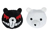 CoolChange Monokuma Haarspangen Set von Junko Enoshima | Bärchen Haarclips für Danganronpa Fans