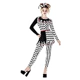 Morph Narren Kostüm Damen, Narr Kostüm, Jester Kostüm, Jester Costume, Narrenkostüm Damen, Närrin Kostüm Damen, Hofnarr Kostüm Damen - M
