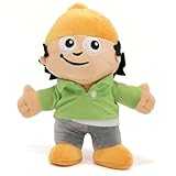 Mea-Living Mainzelmännchen Berti, Plüschfigur zum Kuscheln, 20 cm, ZDF Zeichentrick, kultig, Sammlerstück